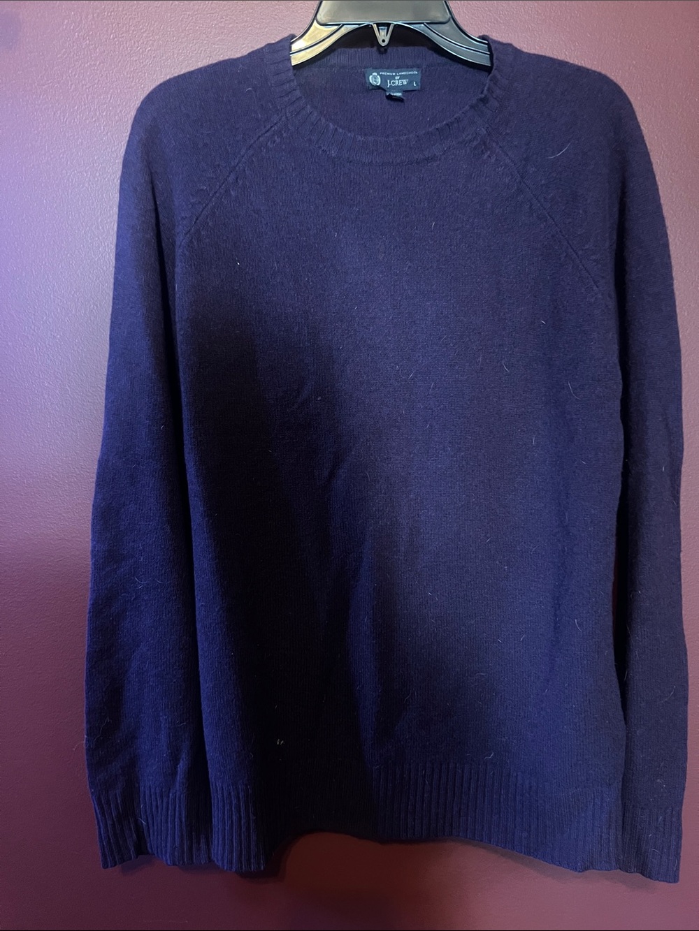 J. Crew Men’s Dark Navy Crewneck Sweater